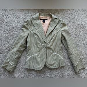 Marc Jacobs Tan Blazer Structured Suit Jacket